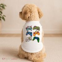 Halloween Monster Video Game Controllers Doggie Tank thumb 2
