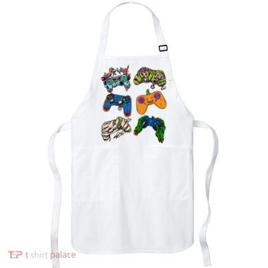 Halloween Monster Video Game Controllers Apron