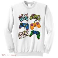 Halloween Monster Video Game Controllers Sweatshirt thumb 0