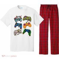 Halloween Monster Video Game Controllers Pajama Set thumb 0