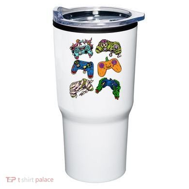 Halloween Monster Video Game Controllers Tumbler