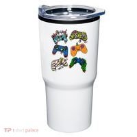 Halloween Monster Video Game Controllers Tumbler thumb 0