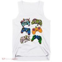 Halloween Monster Video Game Controllers Tank Top thumb 0
