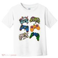Halloween Monster Video Game Controllers Toddler T-Shirt thumb 0