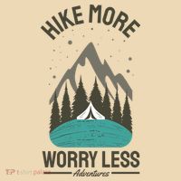 Hike More Worry Less Tote Bag thumb 4