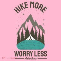Hike More Worry Less Coaster thumb 2