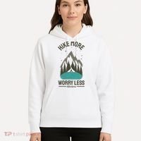 Hike More Worry Less Hoodie thumb 5