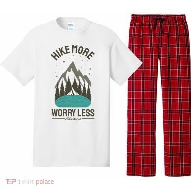 Hike More Worry Less Pajama Set