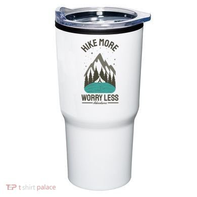 Hike More Worry Less Tumbler