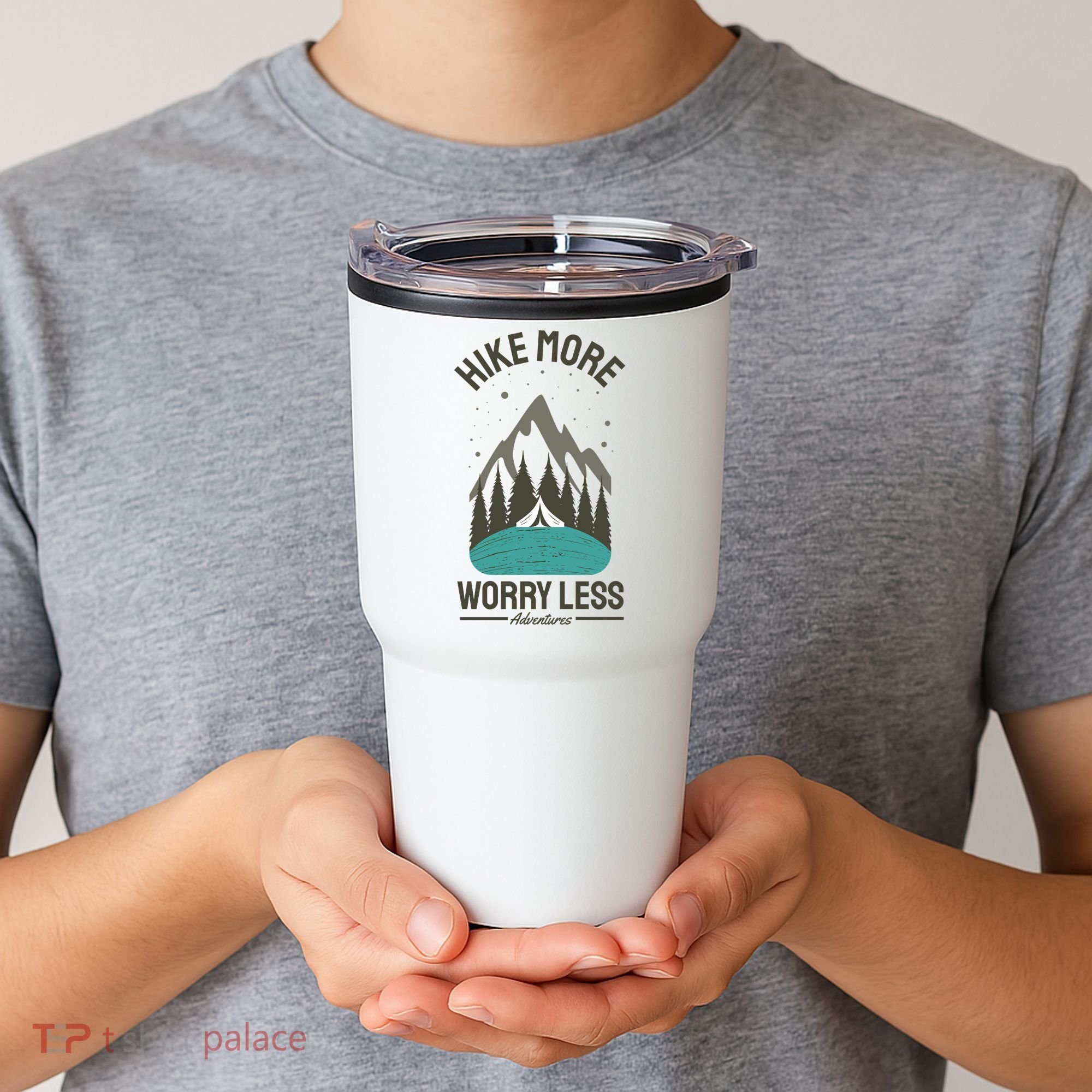 Hike More Worry Less Tumbler