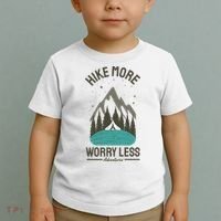 Hike More Worry Less Toddler T-Shirt thumb 2