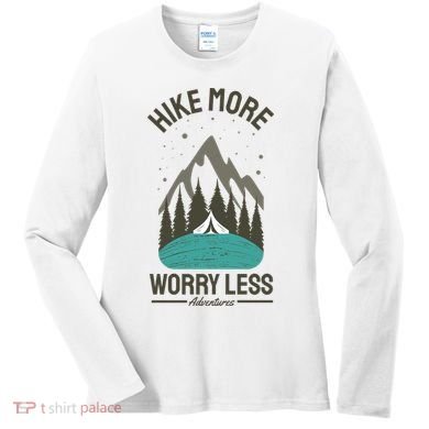 Hike More Worry Less Women's Long Sleeve Shirt
