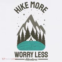 Hike More Worry Less Kids Long Sleeve Shirt thumb 2