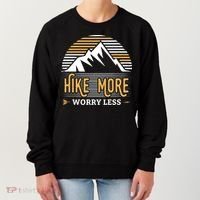 Hike More Worry Less Women's Sweatshirt thumb 0