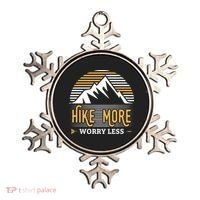 Hike More Worry Less Ornament thumb 0
