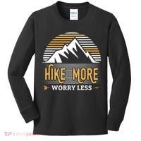 Hike More Worry Less Kids Long Sleeve Shirt thumb 0
