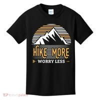 Hike More Worry Less Kids T-Shirt thumb 0