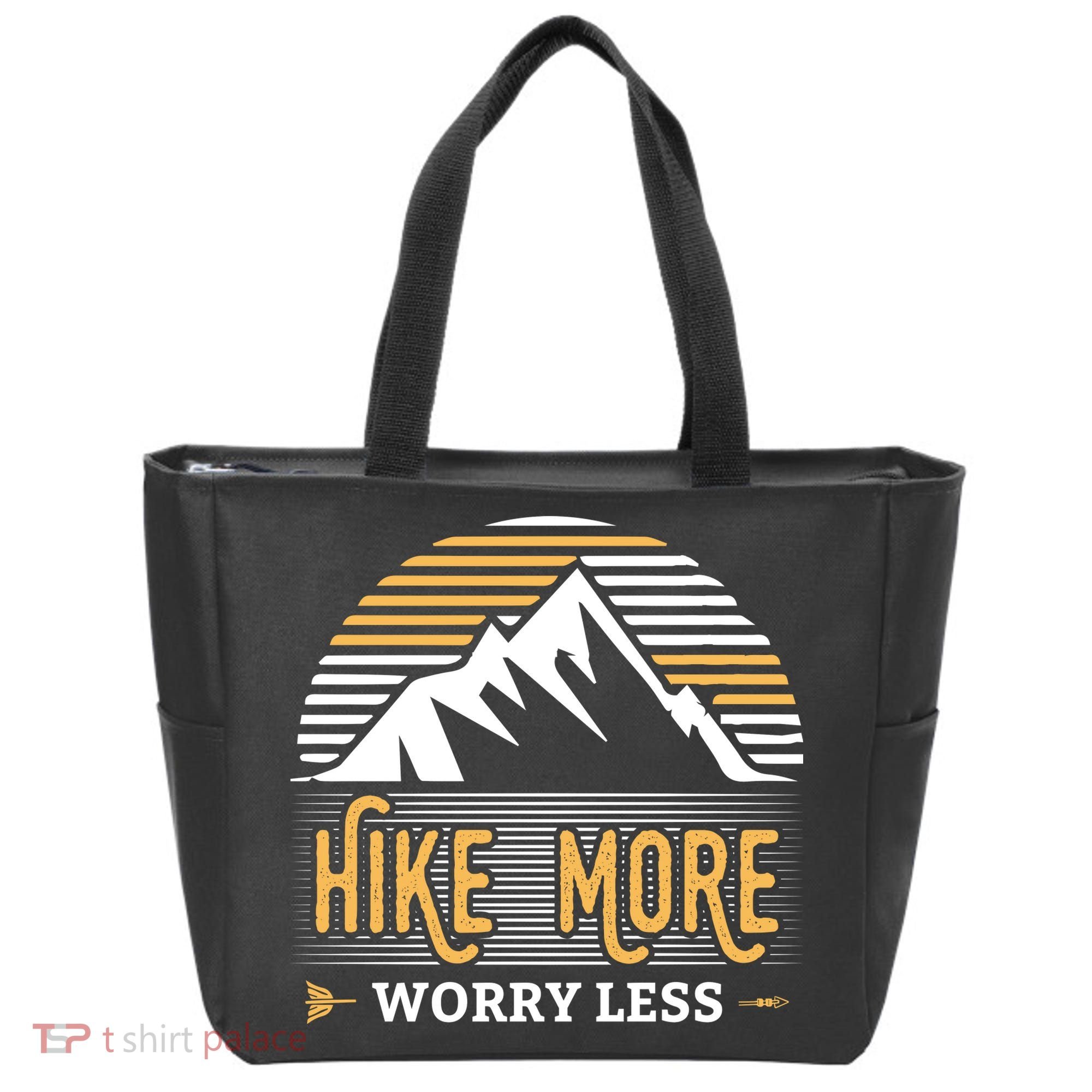 Hike More Worry Less Tote Bag