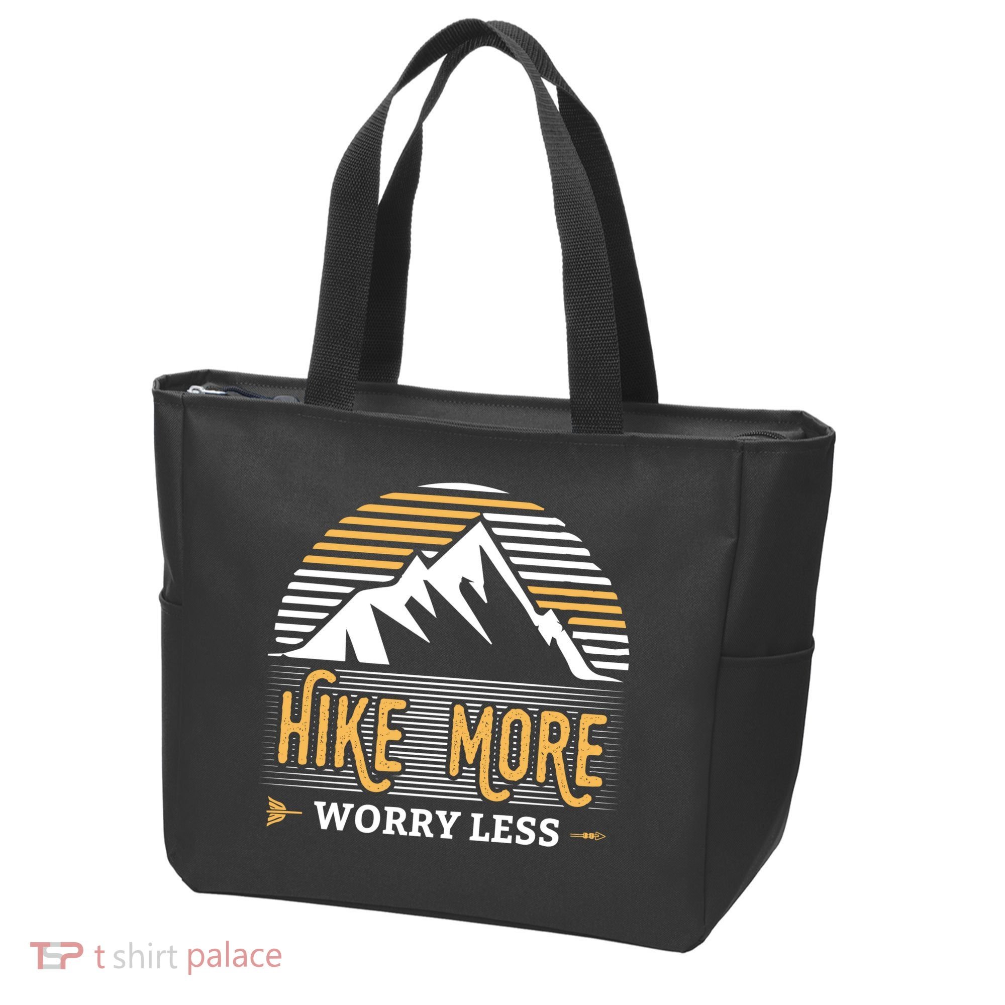 Hike More Worry Less Tote Bag
