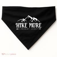 Hike More Worry Less USA-Made Doggie Bandana thumb 0