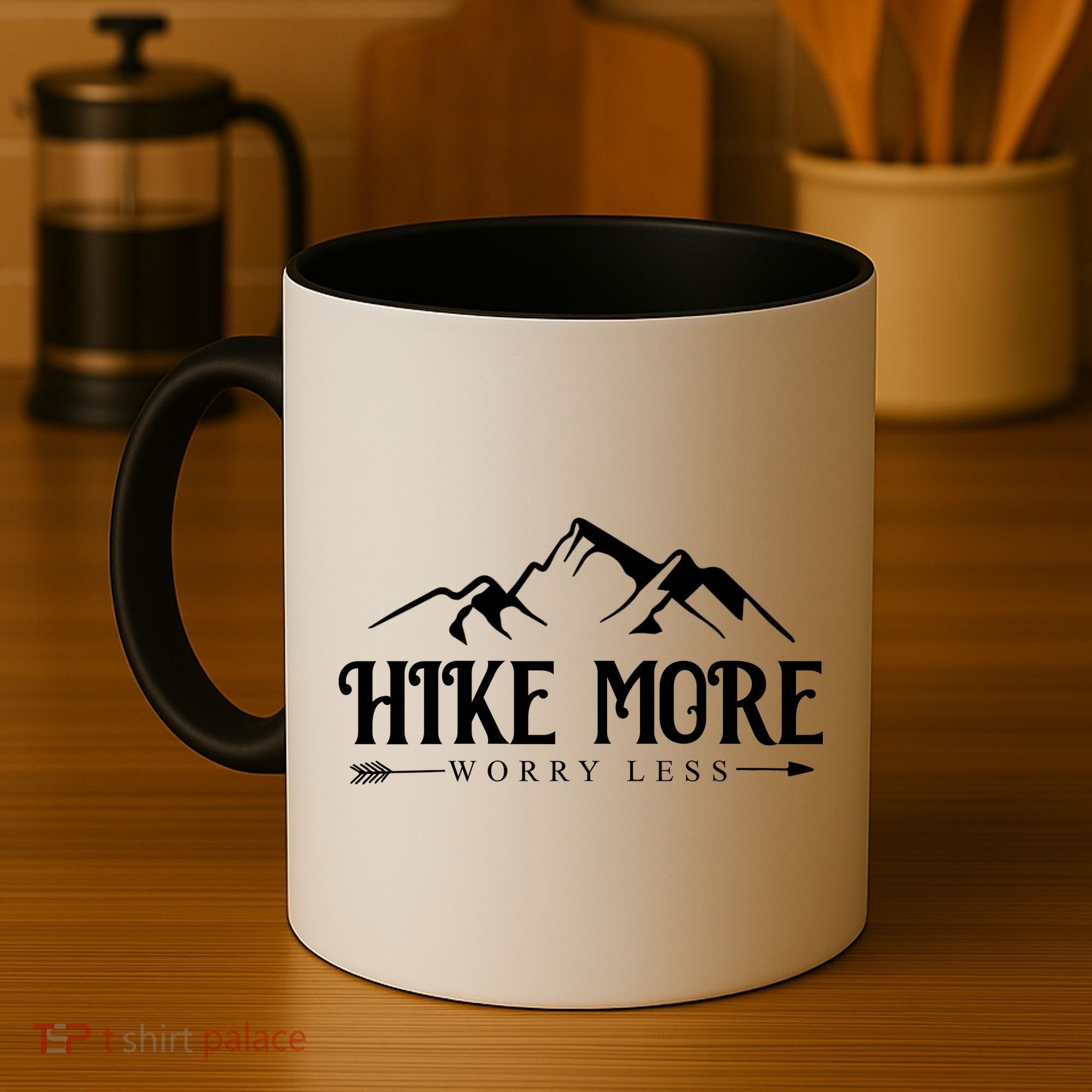 Hike More Worry Less Coffee Mug