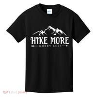 Hike More Worry Less Kids T-Shirt thumb 0