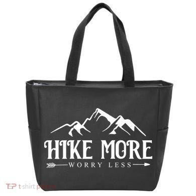Hike More Worry Less Tote Bag