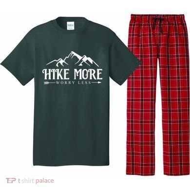 Hike More Worry Less Pajama Set
