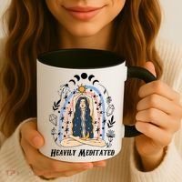 Heavily Meditated Witchcraft Witchy Spiritual Crystal Lover Meaningful Gift Coffee Mug thumb 3