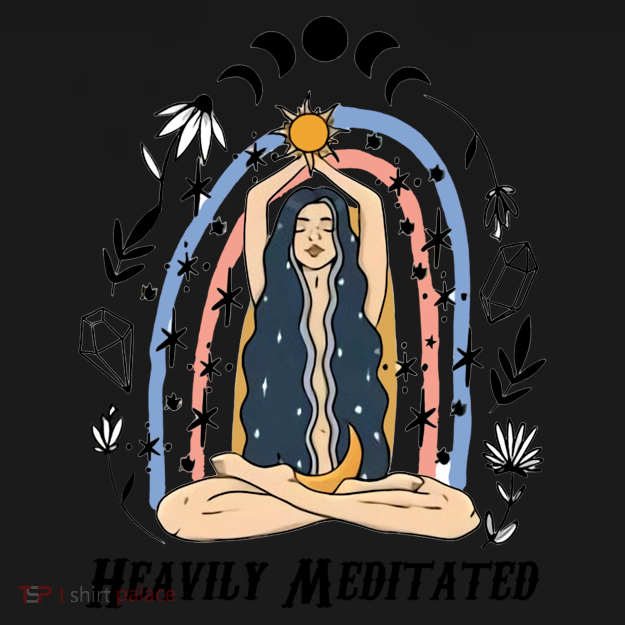 Heavily Meditated Witchcraft Witchy Spiritual Crystal Lover Meaningful Gift Women's Hoodie