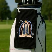Heavily Meditated Witchcraft Witchy Spiritual Crystal Lover Meaningful Gift Golf Towel thumb 2