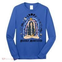 Heavily Meditated Witchcraft Witchy Spiritual Crystal Lover Meaningful Gift Long Sleeve Shirt thumb 0