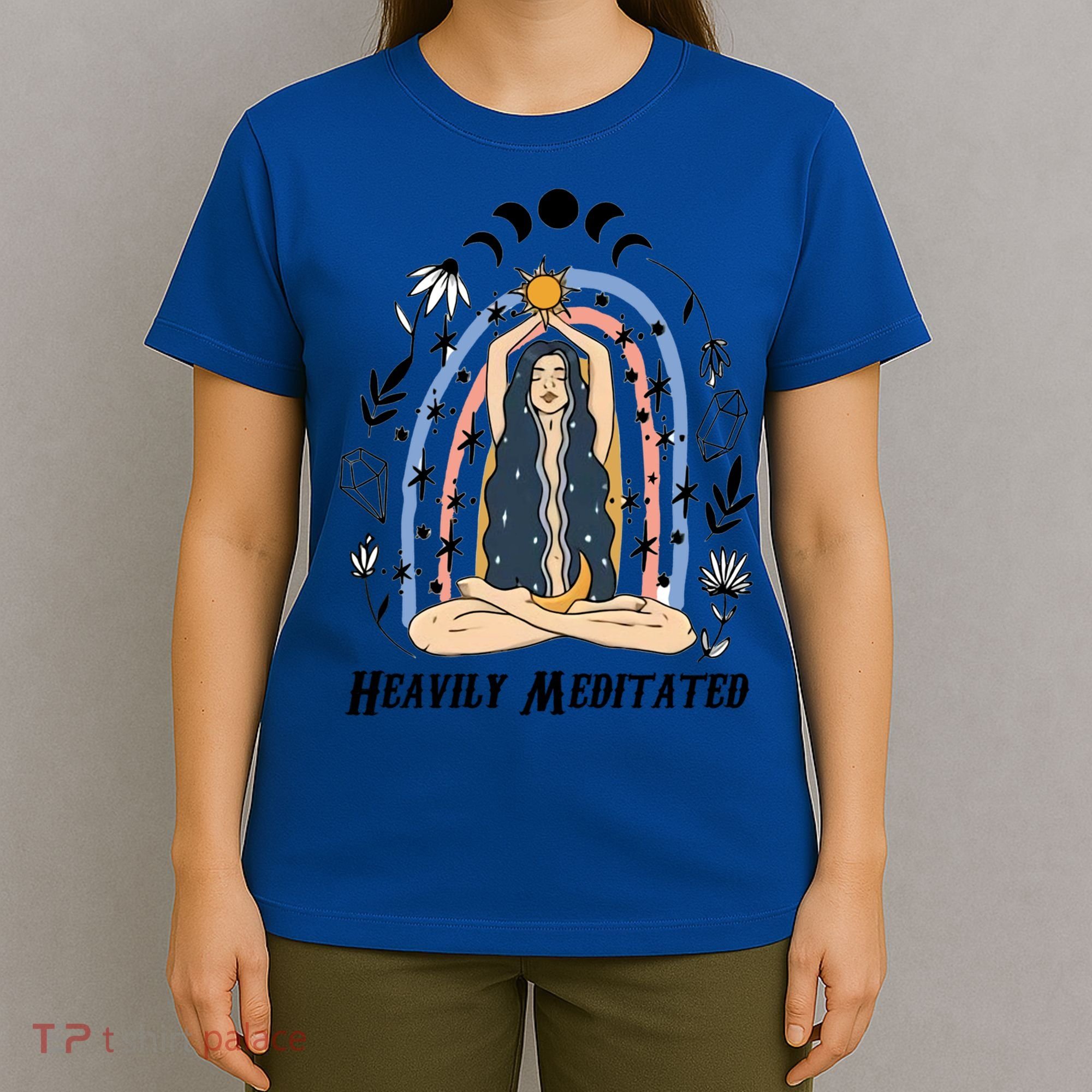 Heavily Meditated Witchcraft Witchy Spiritual Crystal Lover Meaningful Gift T-Shirt