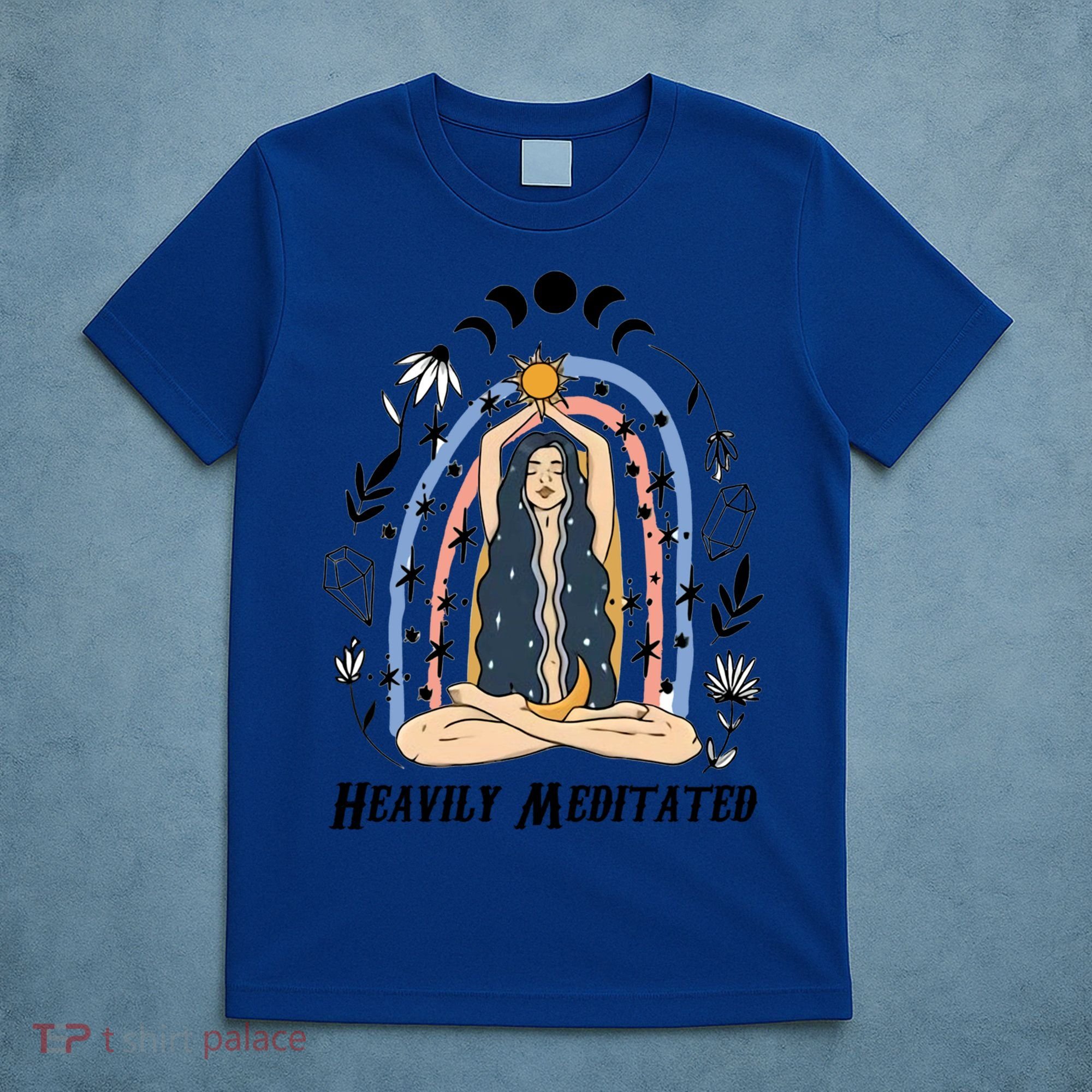 Heavily Meditated Witchcraft Witchy Spiritual Crystal Lover Meaningful Gift T-Shirt