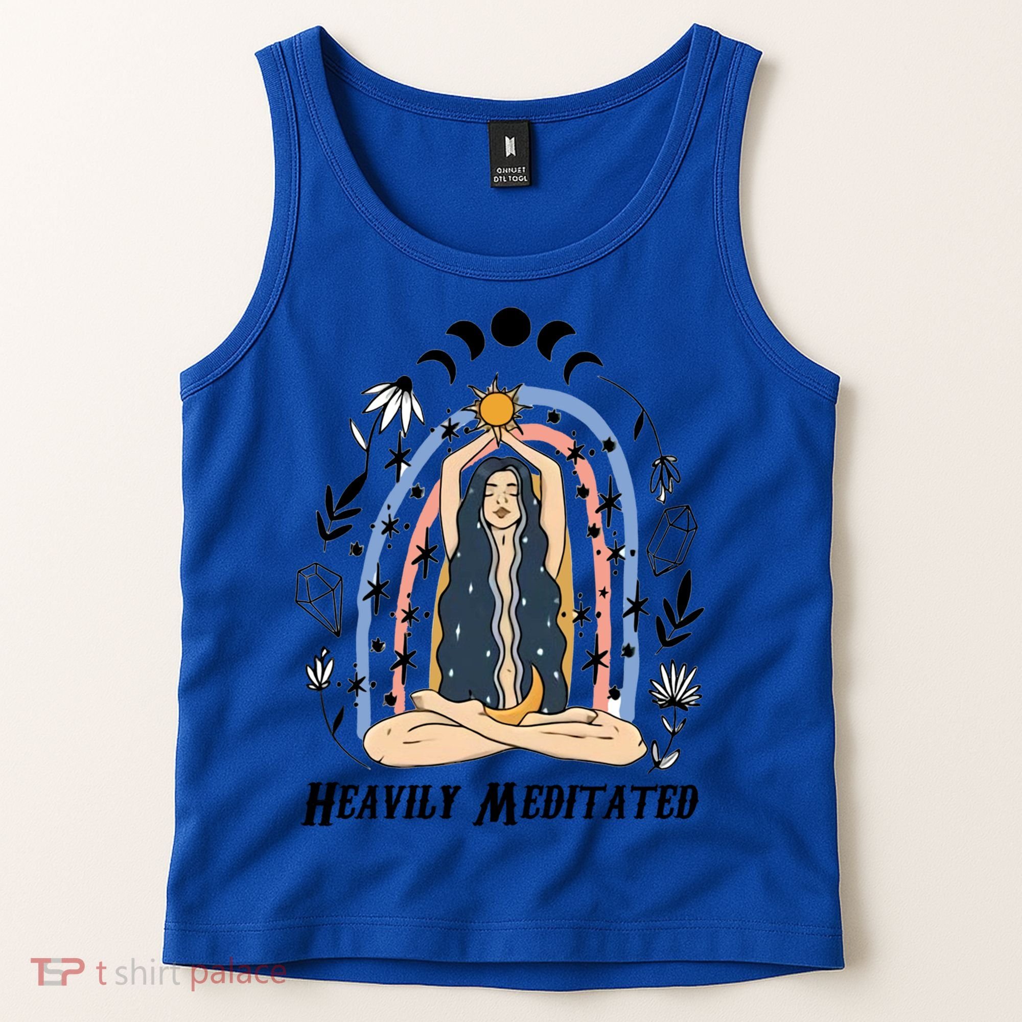 Heavily Meditated Witchcraft Witchy Spiritual Crystal Lover Meaningful Gift Tank Top