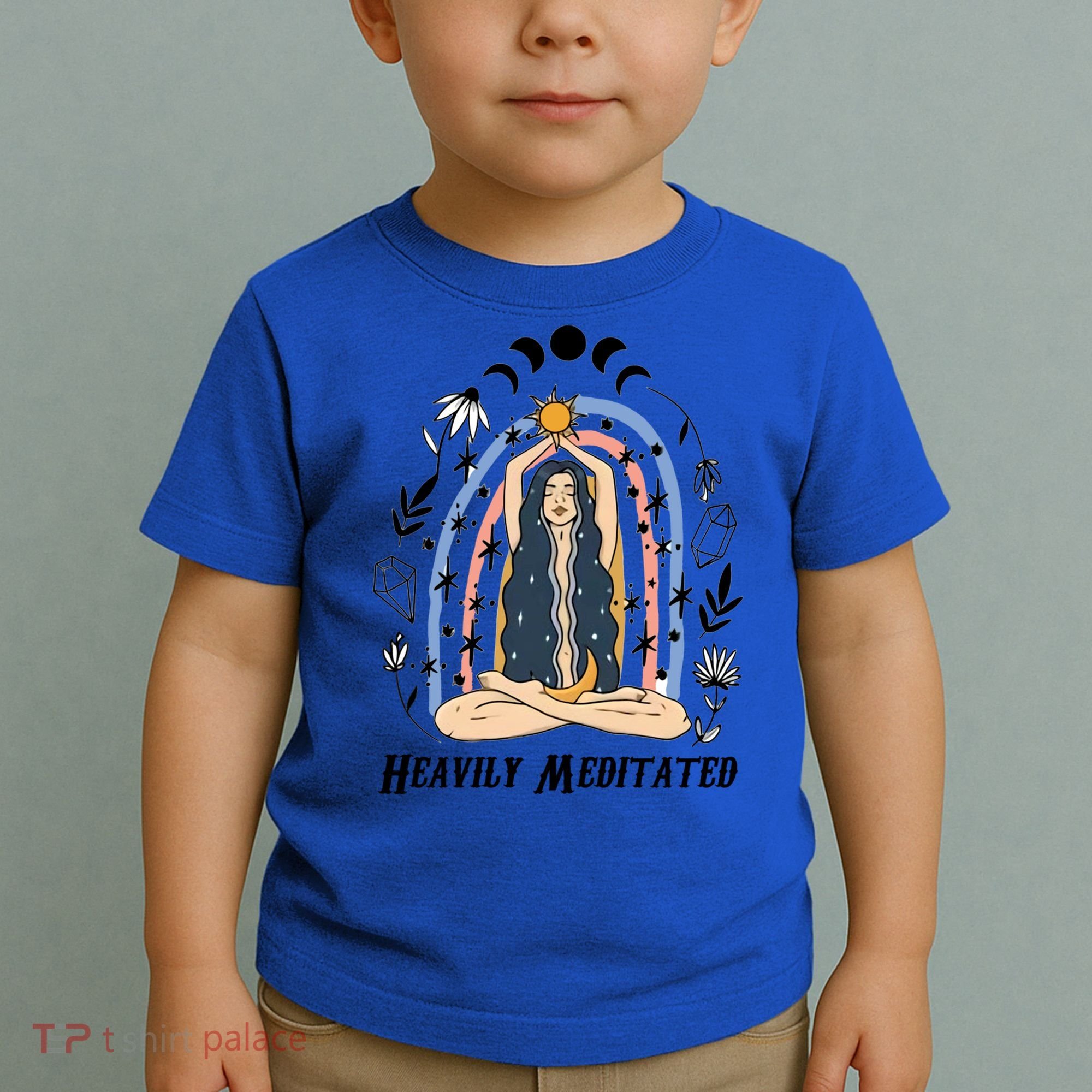 Heavily Meditated Witchcraft Witchy Spiritual Crystal Lover Meaningful Gift Toddler T-Shirt