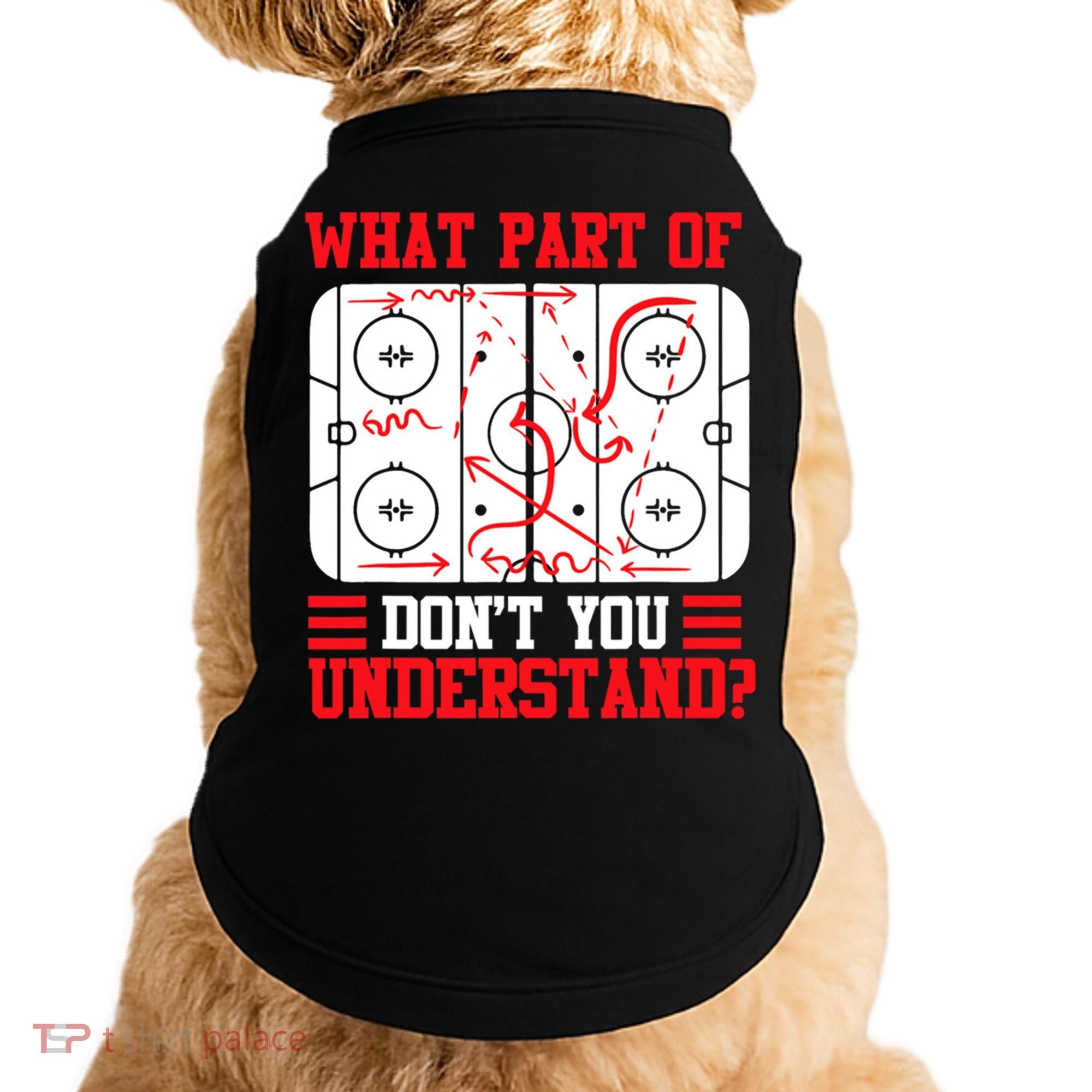 Hockey Mastery: What Part DonT You Get? Cute Gift Doggie Tank