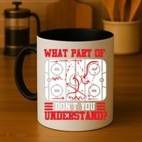 Hockey Mastery: What Part DonT You Get? Cute Gift Coffee Mug thumb 4