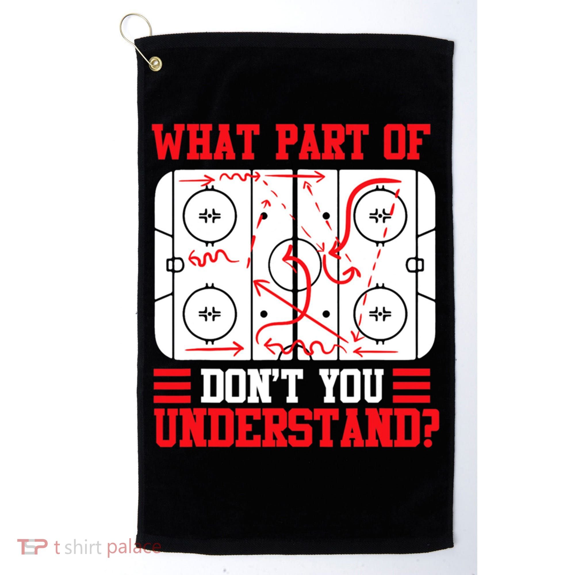 Hockey Mastery: What Part DonT You Get? Cute Gift Golf Towel