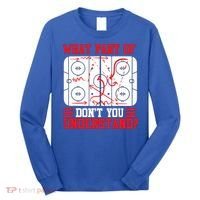 Hockey Mastery: What Part DonT You Get? Cute Gift Long Sleeve Shirt thumb 0