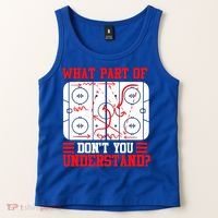 Hockey Mastery: What Part DonT You Get? Cute Gift Tank Top thumb 2