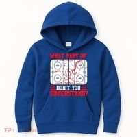 Hockey Mastery: What Part DonT You Get? Cute Gift Kids Hoodie thumb 0