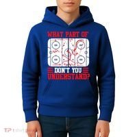 Hockey Mastery: What Part DonT You Get? Cute Gift Kids Hoodie thumb 4