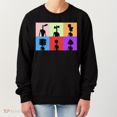 Horror Monster With Sirens For Heads Horror Women's Sweatshirt