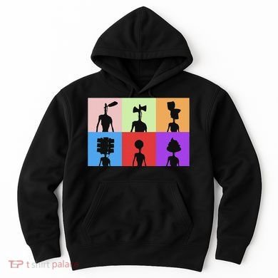 Horror Monster With Sirens For Heads Horror Hoodie