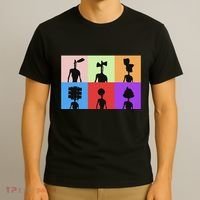 Horror Monster With Sirens For Heads Horror T-Shirt thumb 3