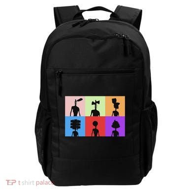 Horror Monster With Sirens For Heads Horror Backpack