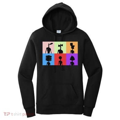 Horror Monster With Sirens For Heads Horror Women's Hoodie