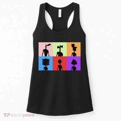 Horror Monster With Sirens For Heads Horror Women's Tank Top
