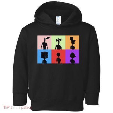 Horror Monster With Sirens For Heads Horror Toddler Hoodie